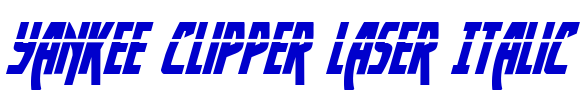 Yankee Clipper Laser Italic fuente